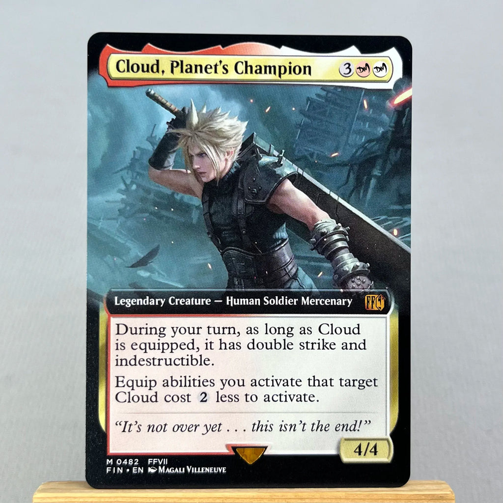 FIN PSS5 FCA HOLO14-001 Tcg proxy magical cards Sephiroth, legendärer SOLDAT Vivi Ornitier Cloud, Söldner aus Midgar Versammlung