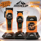 Neuer professioneller BRDCLIP Salon Friseur-Set Vektormotor Haarschneidemaschine 7800-13000 U/min Trimmer 8000-13000 U/min Metallgehäuse 2603 Rasierer