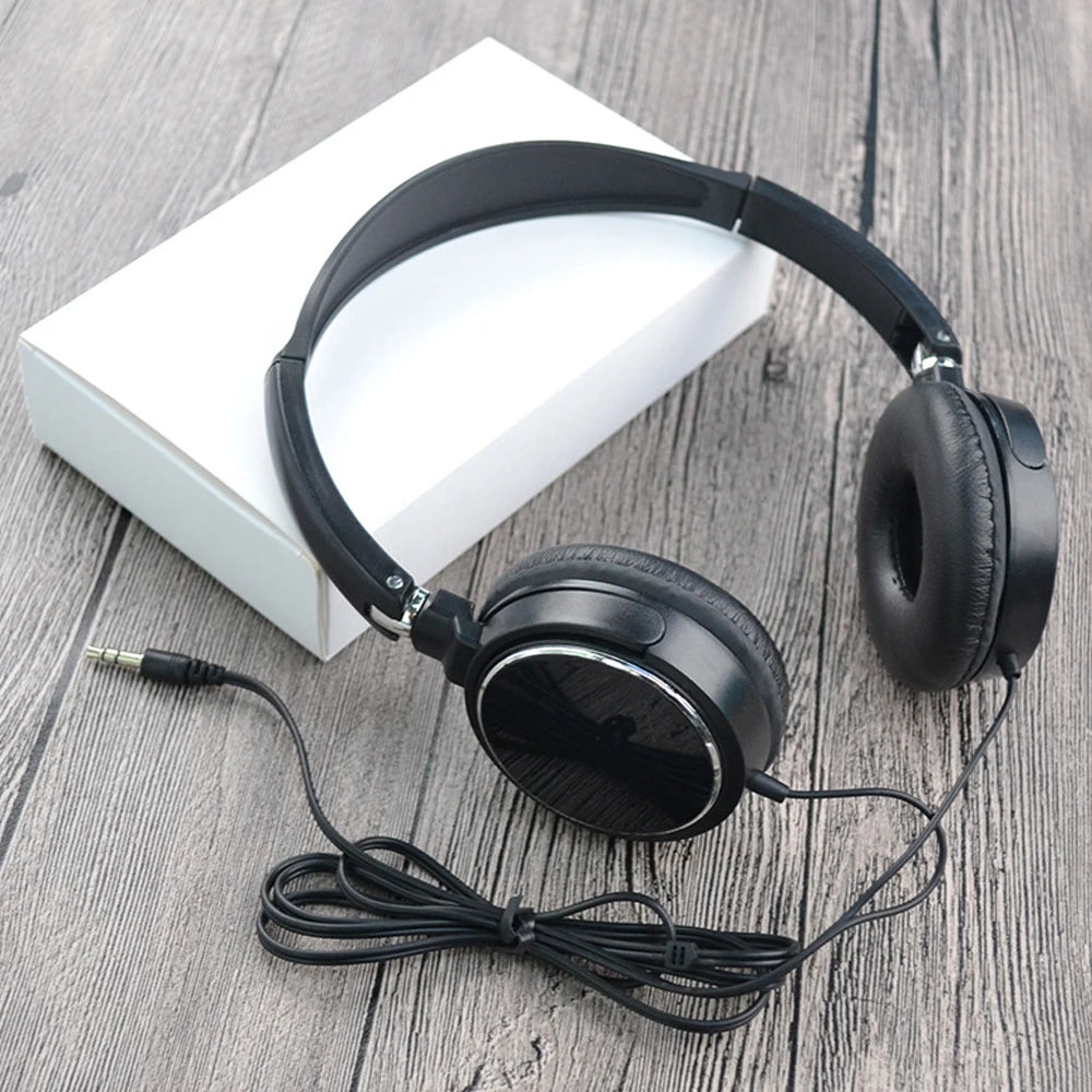 Universeller Kopfhörer Over-Ear Faltbar Kabelgebundene Ohrhörer HiFi-Stereo-Sound Tragbares Headset 3,5-mm-Kopfhörer HiFi-Stereo-Sound