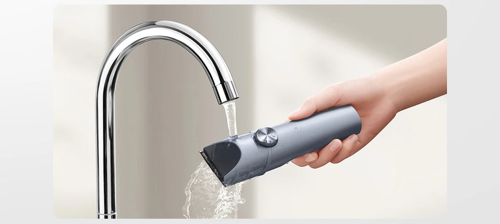MIJIA Haarschneidemaschine 2 Schneidemaschine Trimmer Professionelle Haarschneider Titanlegierungsklinge Wiederaufladbarer Bartschneider