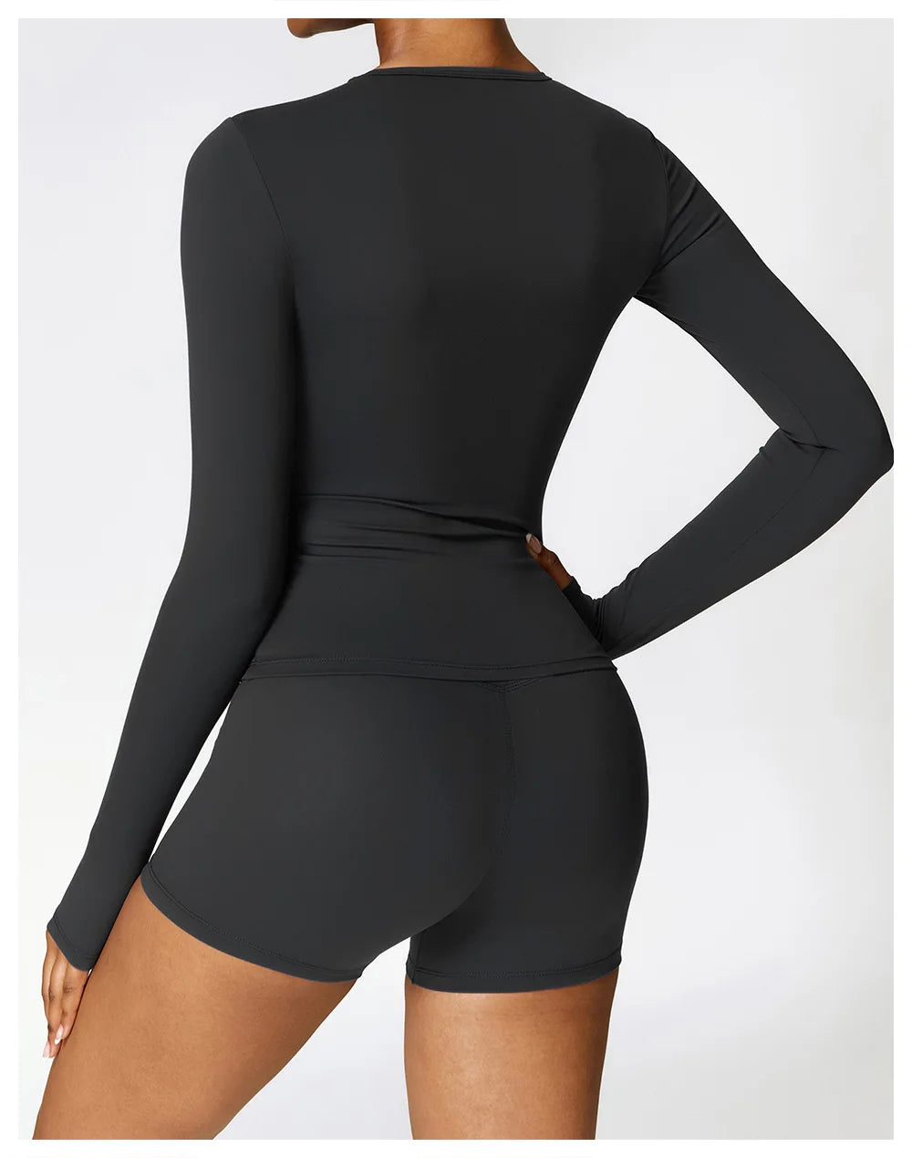 NCLAGEN Yoga-Shirts für Damen, Langarm, Winter, Fitness, Laufen, Gym-Kleidung, Workout, Dry Fit, atmungsaktiv, hochelastisches Sport-Oberteil