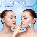 Kühlende Spa-Eisgloben-Roller, Edelstahl-Gua-Sha-Kryo-Sticks, Gesichts- und Augenmassagegerät, Hautpflegewerkzeuge, Geschenke für Frauen