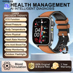 2026 Neue Gesundheits-Smartwatch Lasertherapie Reduziert Drei Hochs Blutsauerstoff Blutdruck Harnsäure Blutfette EKG-Smartwatch Für Herren