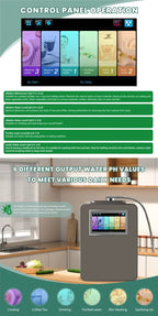 Wholesale PH 2.5-11.2 Platinum Coating 11 Plates Alkaline Water Ionizer Water Treatment Appliances Japan Kangen Water Dispenser