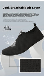Unisex Badeschuhe Schnell Trocknend Rutschfeste Aqua-Schuhe Atmungsaktive Strandschuhe Tauchschuhe Watschuhe Sneaker für Herren Damen Outdoor Sp