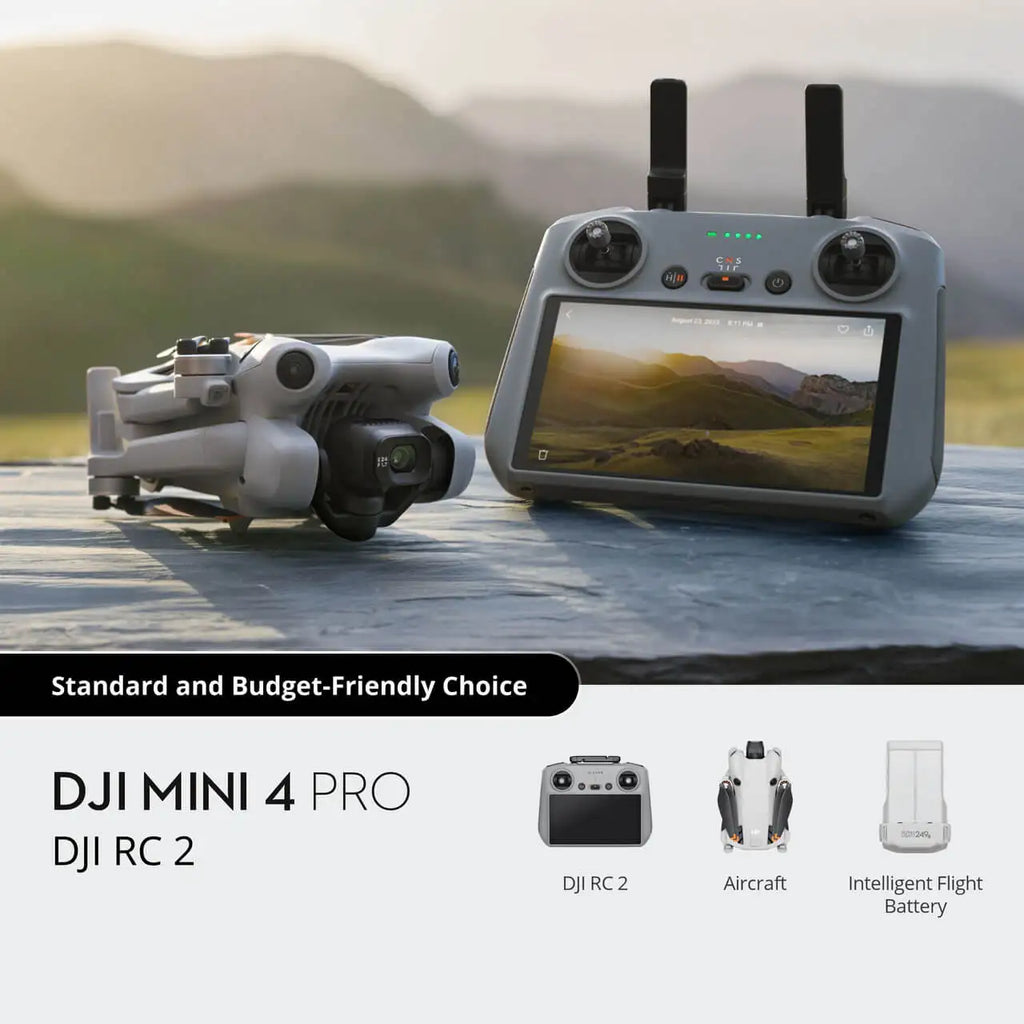 DJI Mini 4 Pro Minidrohne mit 4K HDR Videokamera 34 Minuten Flugzeit 20km maximale Videoübertragungsreichweite Neu Original C0