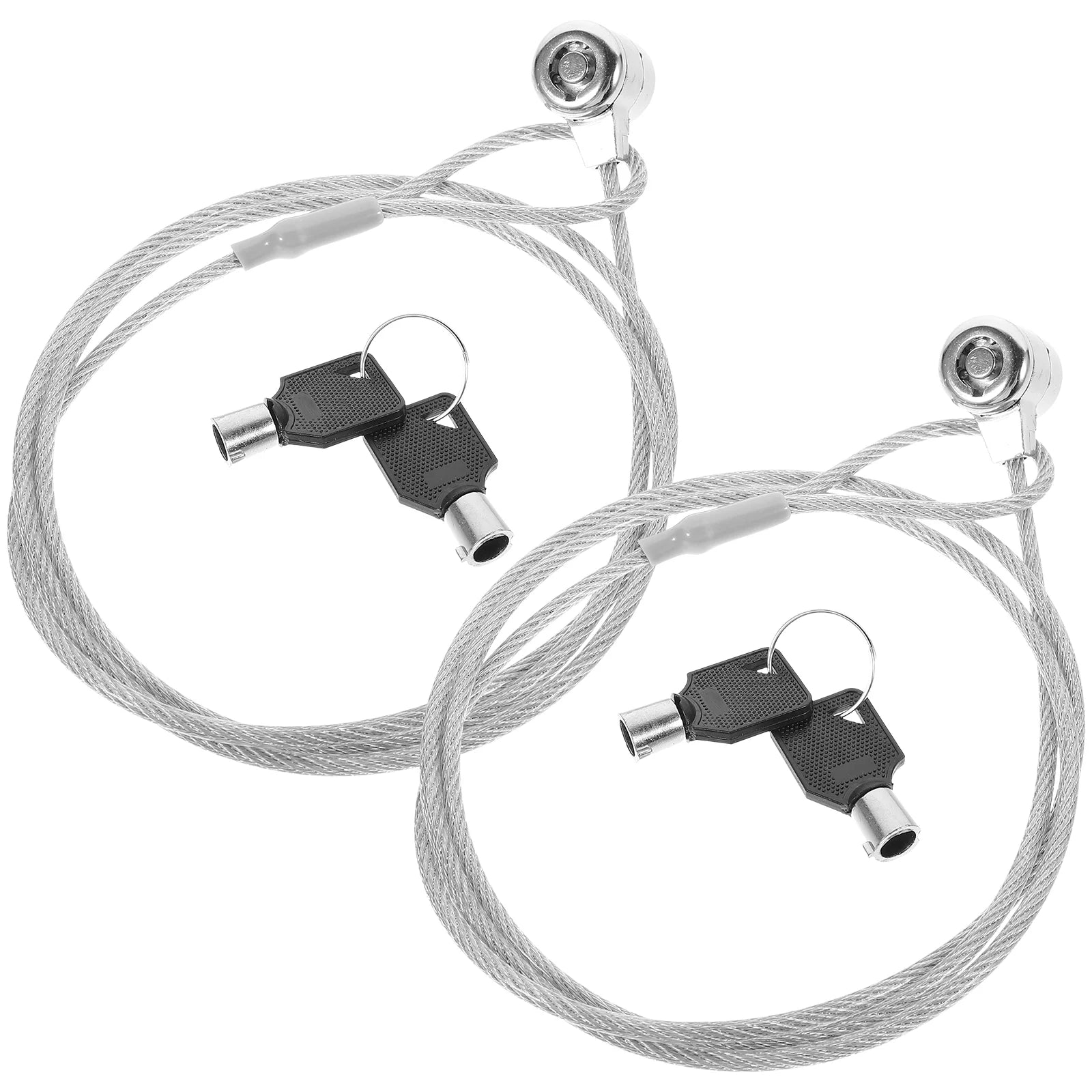 2 Sets Laptop Lock Flexible Security Cable Computer Locks With Keys Alloy Safe Wire Office Notebook Lock Security Cable Laptop Zweitbild