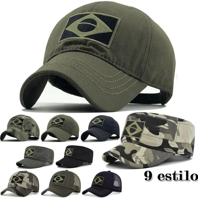 Men's Embroidered Baseball Cap Print Brazilian Flag/Casual Sports Tactical Hat Camouflage Hat Hiking Hat Fishing Hat Hauptbild