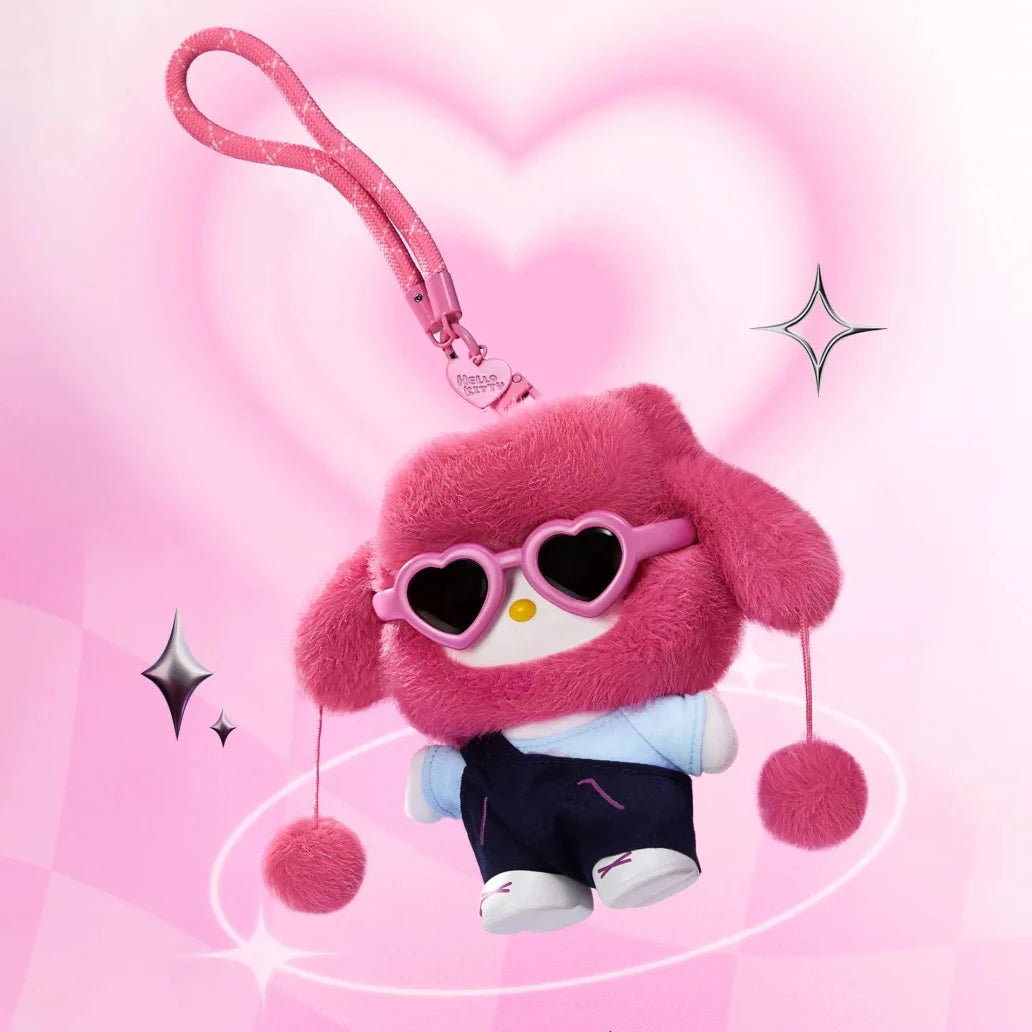 Echte Hello-Kitty Pop Star Samt-Anhänger-Serie Vinyl-Puppe Überraschungsbox Trendiges Kawaii Überraschungsgeschenk Süßes Trendiges Überraschungsbox-Spielzeug