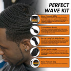 Deep Wave Control Pomade 360 Biotin Sport Starker Halt Wellen Haargel mit Bürste Wellenhaaröl Shampoo Spülung Stylingpflege