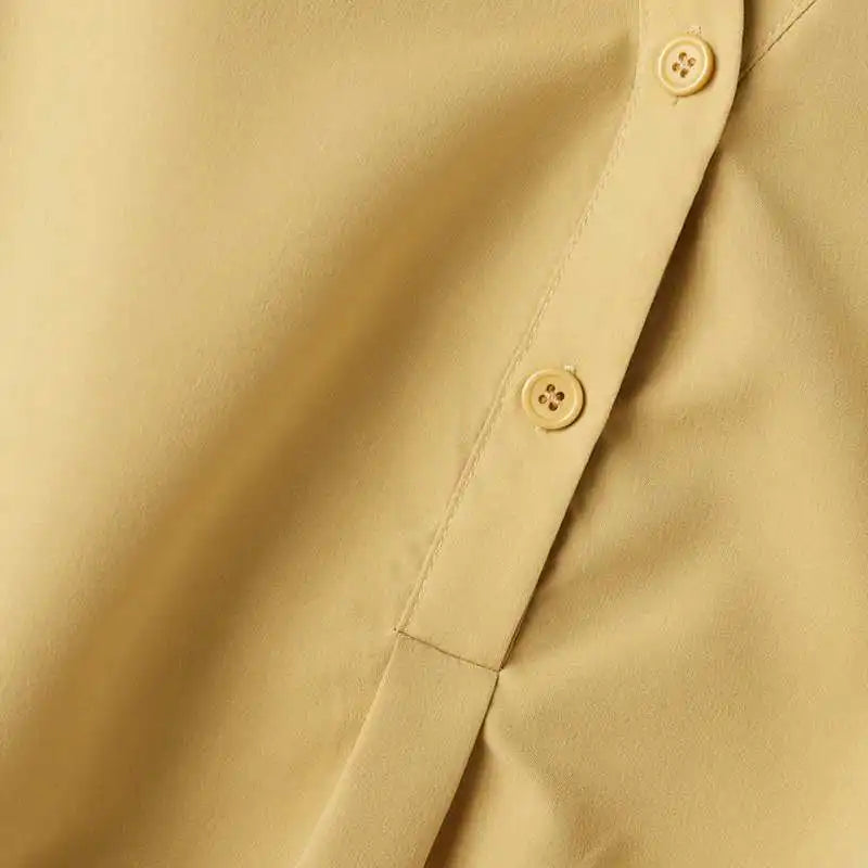 ZANZEA Damen Mode Weiße Hemden Lässig Weite Button-Down-Blusen 2024 Sommer Büro Bluse Koreanische OL V-Ausschnitt Langarm Tuniken