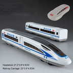 1:60 Maßstab FuXing Hochgeschwindigkeitszug Spielzeugauto Modell Sound Licht Fernbedienung Elektrische Simulation Zugmodelle Ornamente Geschenke