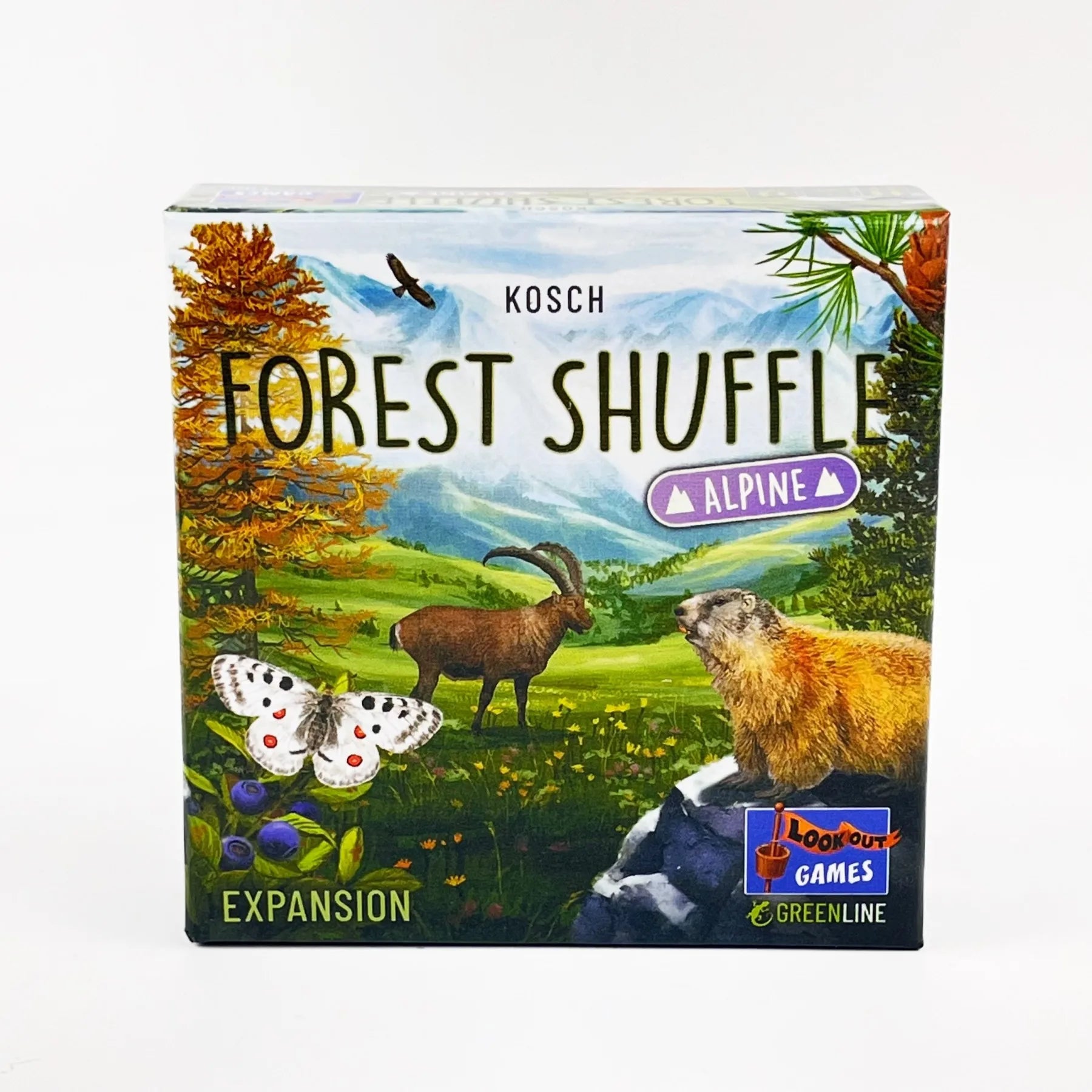 Forest Shuffle Kartenspiel – Cleveres Strategiespiel, Spaß für die ganze Familie, Kinder und Erwachsene – WALDRAND, ALPEN, Erweiterungsspiel
