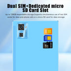 Sauenaneo PC Tablet 4 GB RAM 64 GB ROM (1 TB Erweiterung) unterstützt Google Office Dual-SIM-Karten Dual-Kameras Android 11