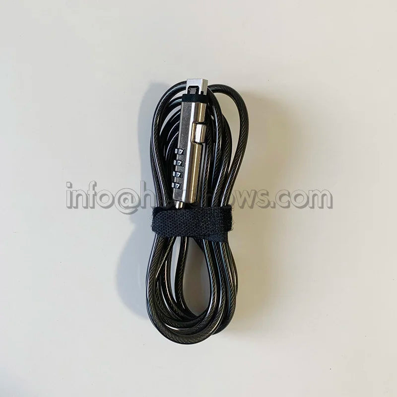 4-Digit Password Protected USB Port Laptop Security Lock Notebook Anti-Theft Combination Lock With Security Steel Lock Cable
