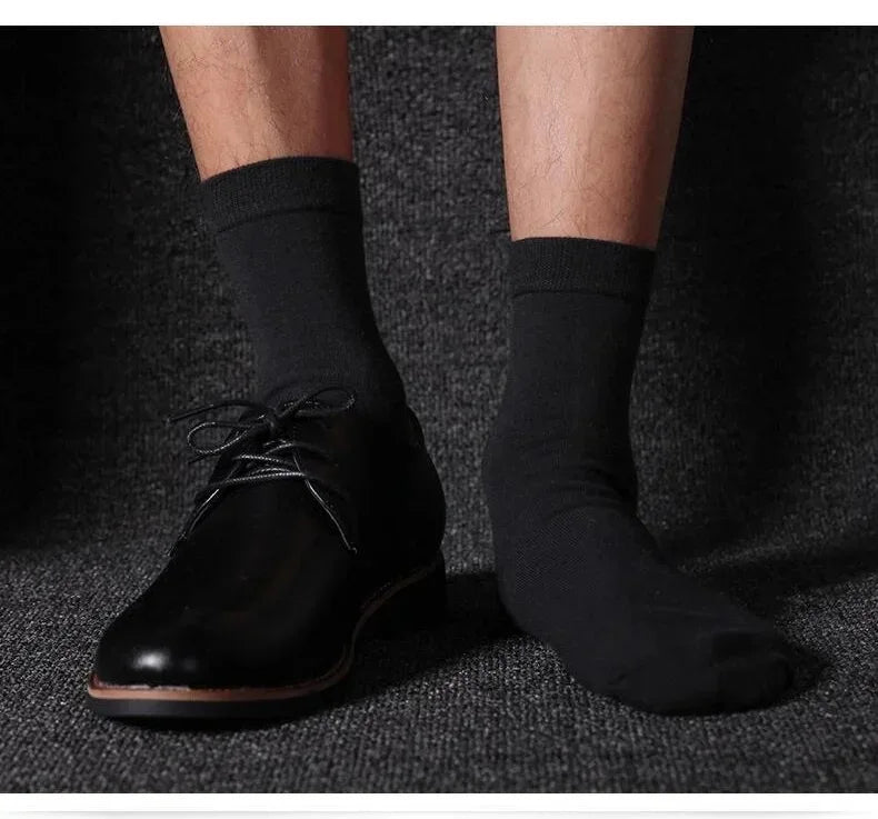 20 Stück/Los Herren Socken aus reiner Baumwolle Übergröße Einfarbig Freizeit Business Lange Socken Atmungsaktive Weiche Herrensocken EU39-48