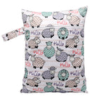 Wasserdichte Wickeltasche Windeltasche Mama Baby Umstandstasche Waschbare Reißverschluss Windel-Organizer Trockenbeutel Reisetragetasche 30x40cm
