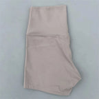 Sexy einfarbige Damen-Fitness-Sportshorts, hohe Taille, athletische Yoga-Shorts, Bein-Radfahren, umfassendes Training, Jogging, Squat-Proof