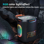 S122 25W Kabelloser Bluetooth-Lautsprecher Outdoor Tragbarer Mini Wasserdichter Lautsprecher mit Licht 6000mAh Akku Bass Boost für Outdoor