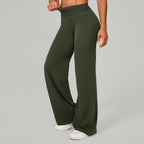 Damen gerade Yoga-Leggings weicher, dehnbarer Stoff Damen-Yogahosen GYM Schweißableitende Eigenschaften Lauf-Sport-Hosen