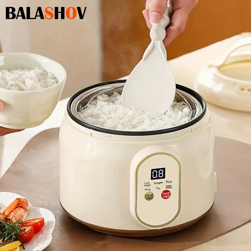1.8L Electric Rice Cooker Portable MultiCooker Household Rice Pot Non-Stick Smart Low Sugar Cooking Machine for Kitchen and Home Hauptbild