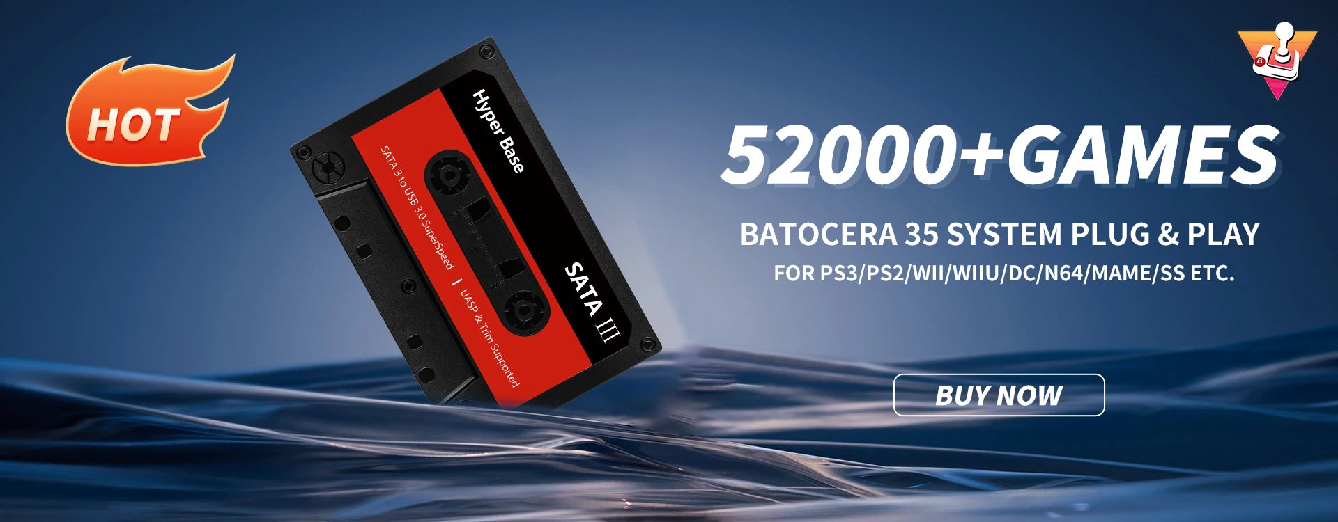 JMachen Hyper Base Lbox Retro-Spielekonsole für PS4/PS3/Switch/PS2/Wii/WiiU/PS1 Launchbox 2TB Gaming-HDD mit über 4200 PC-/3D-Spielen