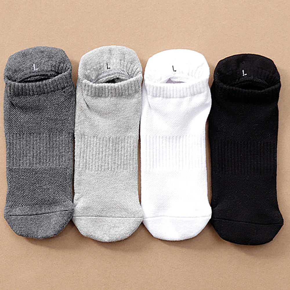 1 PAAR Solide Baumwolle Verdickter Frotteeboden Damen Sport Rutschfeste Yoga Socken Hohe Qualität Atmungsaktive Herren Anti-Rutsch Bodensocken