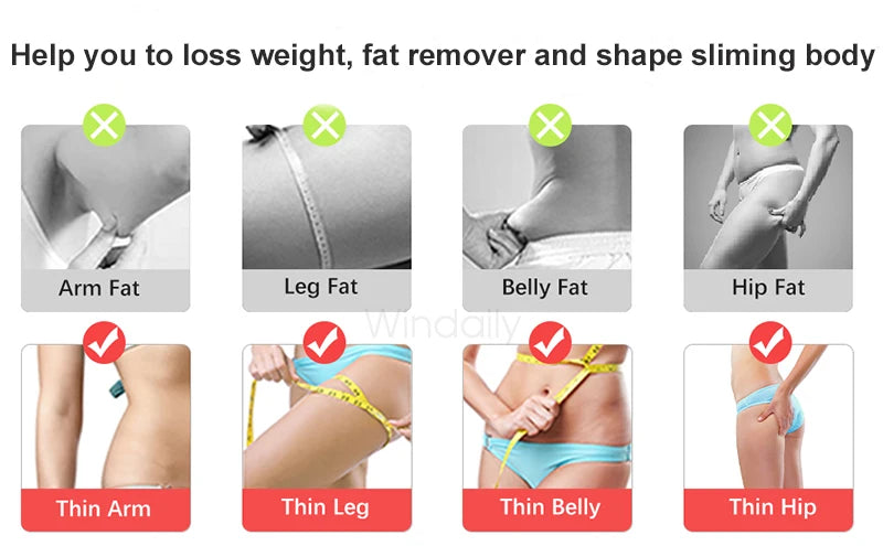 EMS & RF Radiofrequenz Körperschlankheitsgerät Fettverbrenner Schlankheitsformer LED-Lichttherapie Abnehmen Cellulite-Massagegerät