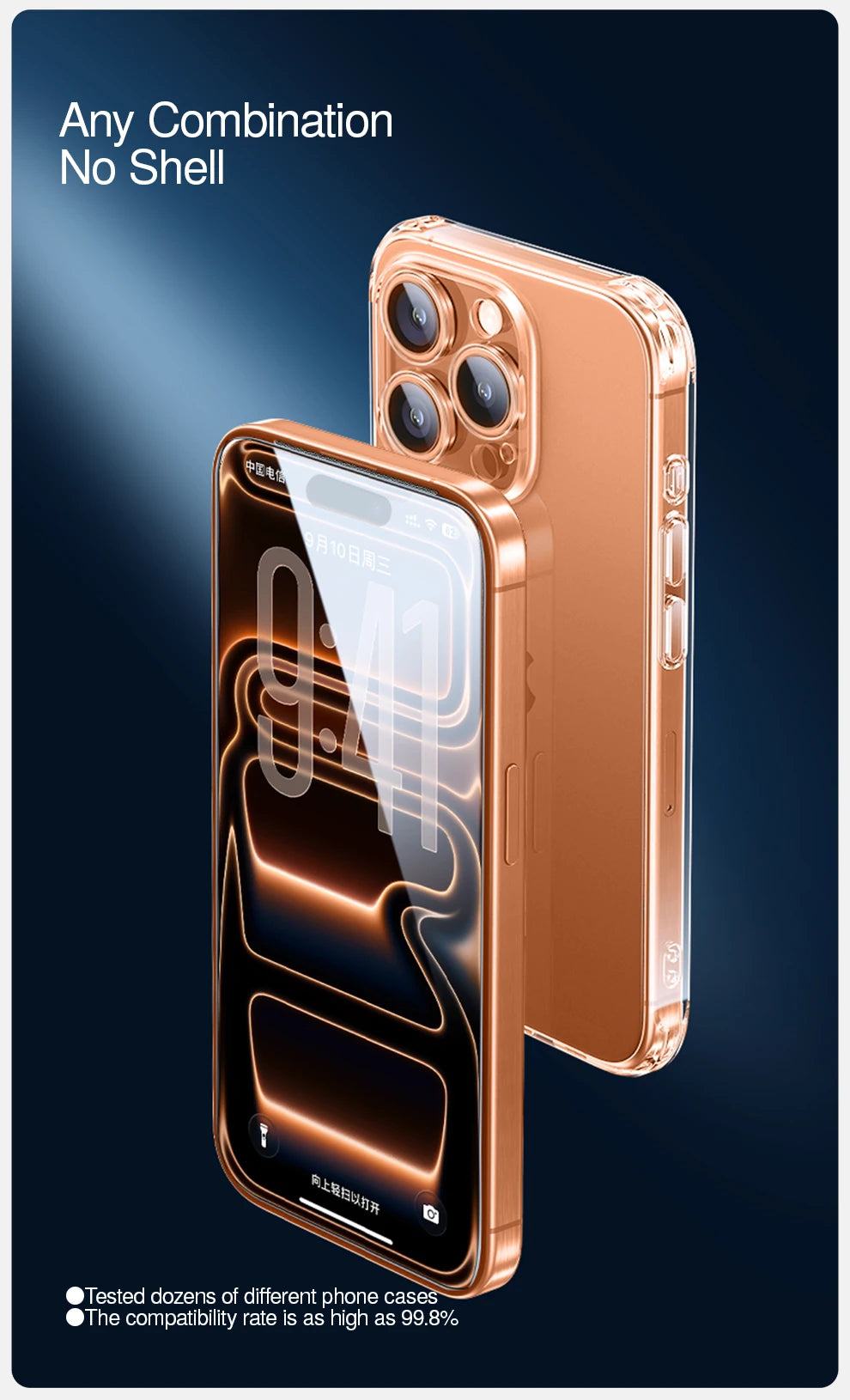 SmartDevil HD Panzerglasfolie für iPhone 17 ProMax Blickschutzfolie für iPhone 17Air 17Pro 16Pro 16 Anti-Fingerabdruck