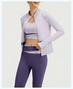 Yoga Set 3-teilig, Gym Kleidung, Sportbekleidung, Yoga Anzüge für Damen, Langarm Crop Top, Fitness Set, Trainingsanzüge, Sport-BH, Gym Leggings