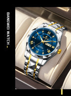 BANGWEI Elegante Luxus Quarz Damenuhr Mode Klassisch Einfach Edelstahluhren Automatisches Datum Wasserdicht Diamant Damen Armbanduhr