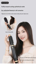 5-in-1 Warmluftbürste Heißluftkamm-Set Professioneller Lockenstab Haarglätter Styling-Tool für professionelle Haartrockner