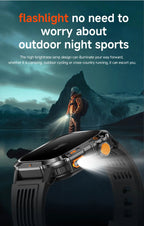2025Neue GPS Smartwatch für Xiaomi IOS Militärkompass Taschenlampe Smartwatch Herren 10ATM Wasserdicht 100+Sportmodi BT Anruf Uhr