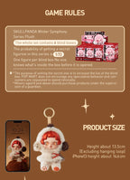 POP MART SKULLPANDA Winter Symphony Series Blind Box Mystery Box Guess Bag Spielzeug Puppe Süße Anime Figur Schreibtisch-Ornamente
