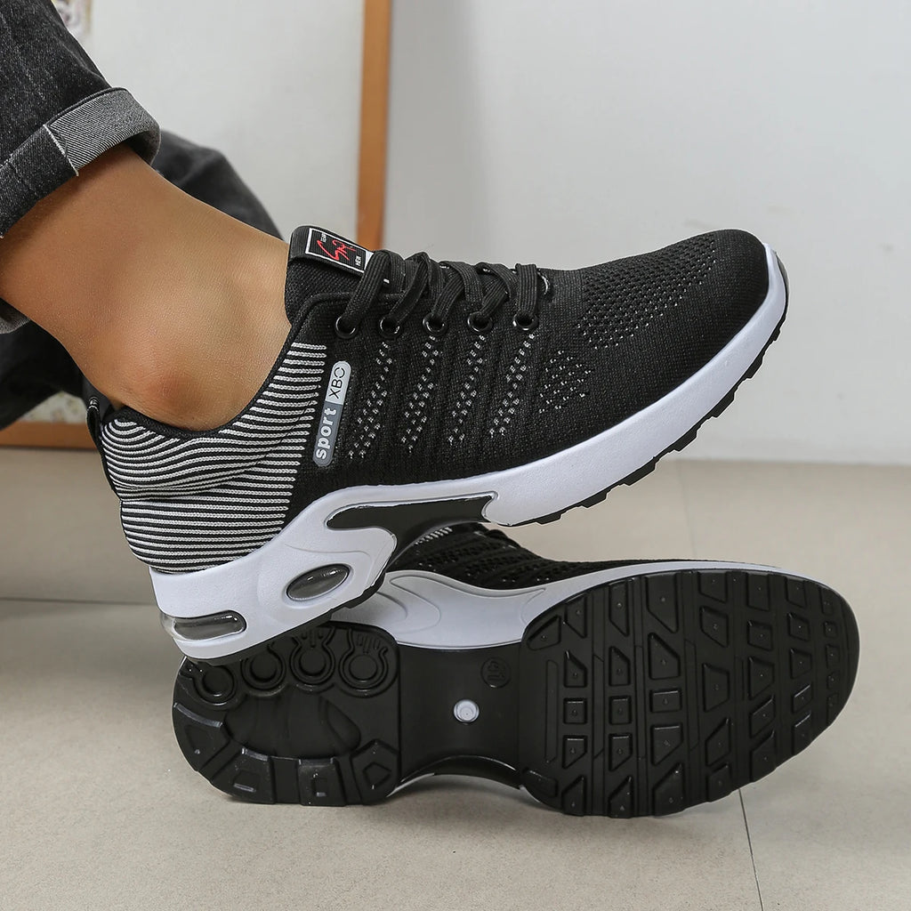 Herrenschuhe Mode Super Atmungsaktive Schnür-Laufschuhe – Rutschfest, langlebig und kissenweich – Herren Mode-Sneaker