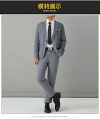 S-8XL Anzug Herrenmode Casual Outdoor (Blazer + Hose) Gentleman Business Hochzeit Slim-fit Formeller Britischer Stil Hochzeitsanzug
