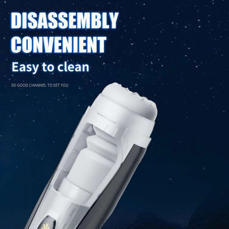 7 stoßende & vibrierende Stimulationsmodi, männlicher Masturbator Cup, realistischer 3D-Ärmel für männliche Masturbation, Penistraining, 18+