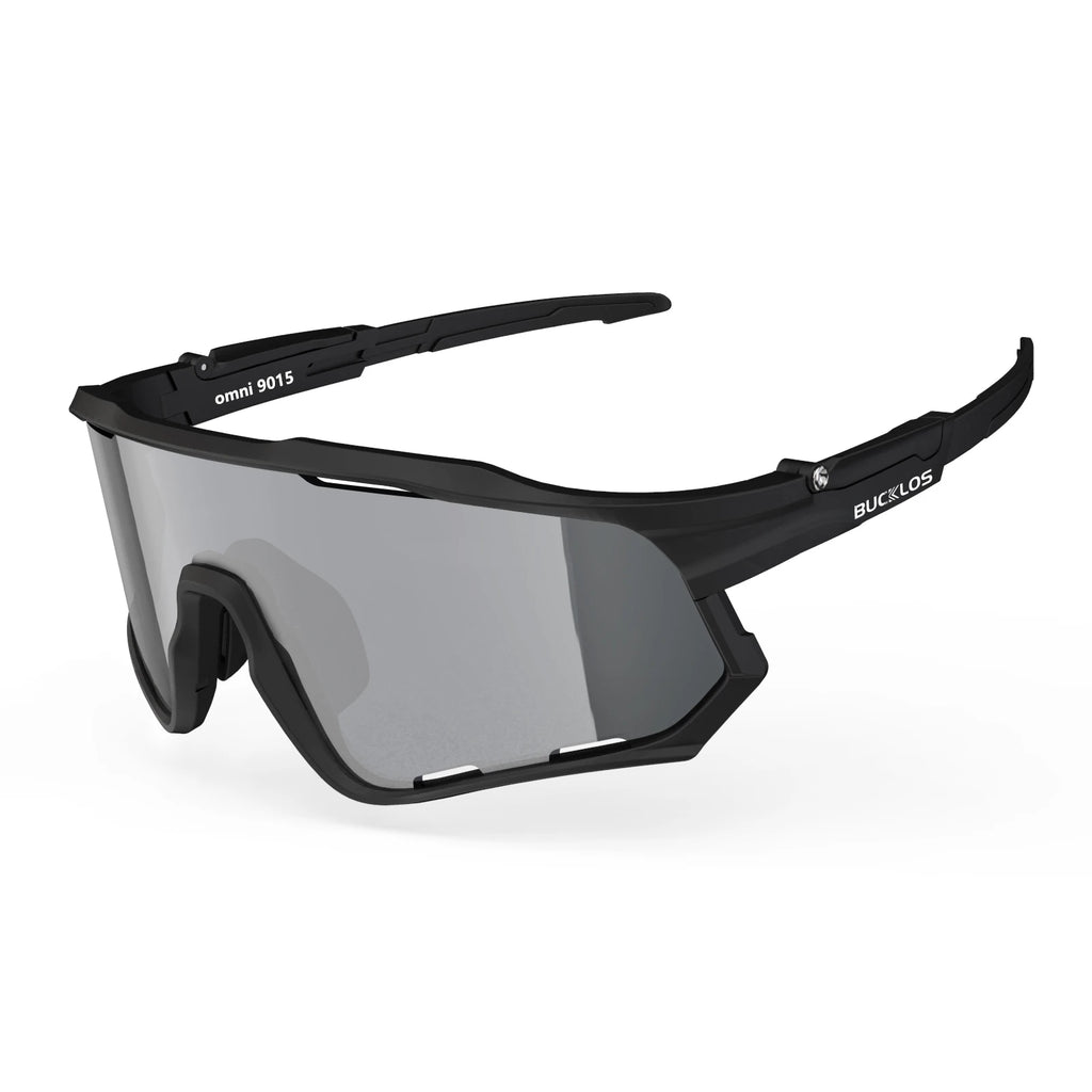 BUCKLOS Polarisierte Fahrradbrille UV400 Rennrad-Mountainbike-Brille TR-90 Rahmen Winddichte Outdoor-Sportbrille Fahrradteile