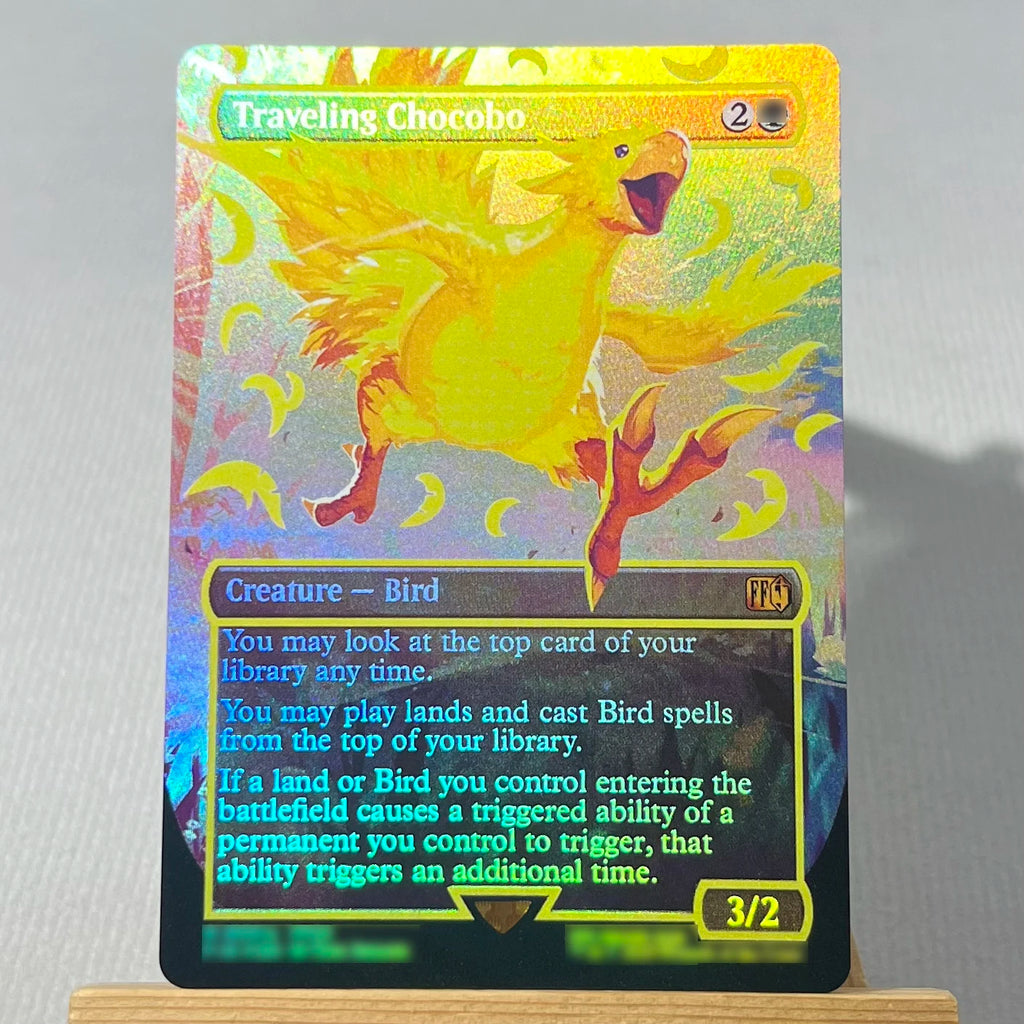 FCA FIN FIC PIP LTR FOIL4-002 magische Karten Antiker Kupferdrache Tcg Proxy Reisender Chocobo Celes, Runenritter Gathering
