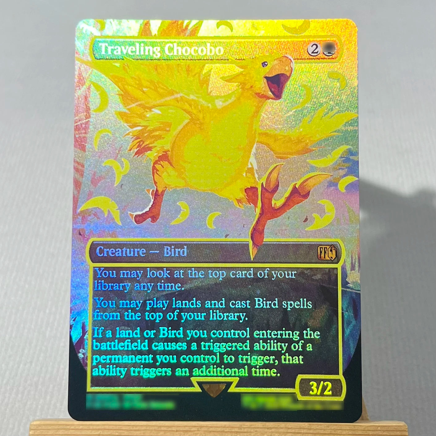 FCA FIN FIC PIP LTR FOIL4-002 magische Karten Antiker Kupferdrache Tcg Proxy Reisender Chocobo Celes, Runenritter Gathering