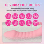 Klitoris Zungenlecken Frauen Vibrator Dildo G-Punkt Klitoralstimulator Vibro Masturbator Sexspielzeug für Erwachsene