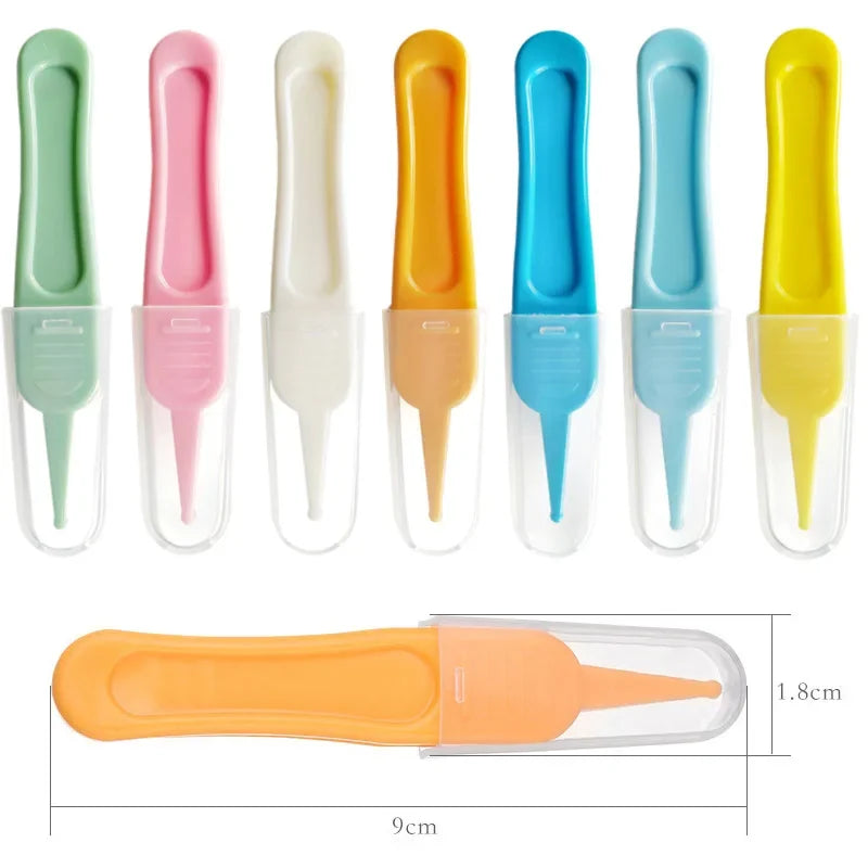 Baby Dig Booger Clip Säuglinge Ohr Nasen Nabel Reinigungsgeräte Kinder Sicherheitspincette Reinigungszange Kleinkind Nasenhöhlenpflegebedarf