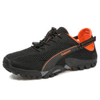 FANCYLEE Damen-Trekkingschuhe Atmungsaktives Mesh-Wanderer Leichtgewichtige Outdoor-Rutschfeste Bergsteigerschuhe EU 36-42