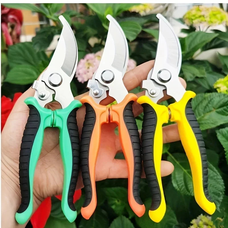 Edelstahl professionelle Gartenschere Astschere Obstbäume Blumen Haushalt Beschneidungswerkzeuge Schere