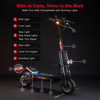 Neuer HALO KNIGHT T107Pro Smart E-Scooter für Erwachsene, großes Display, 60V 38.4Ah Akku, 3000W Dualmotor, 95KM/H Leistungsstarker Elektroroller