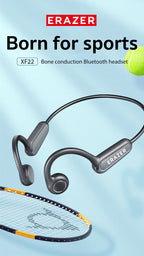 ERAZER XF22 Kopfhörer Bluetooth 5.4 Sport Wireless Kopfhörer Knochenschall-Headsets mit Mikrofon Nackenbügel-Kopfhörer