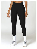 Neue Sommer High Waist Sport Leggings Damen Stretch Gymnastikhose Damen Lauf-Workout-Leggings Weibliche weiche Strumpfhose Push Up Yoga Hose