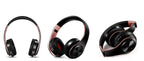 Herren Geschenk Gold Wireless Kopfhörer Bluetooth Kopfhörer Stereo Headset Spiel mit eingebautem Mikrofon, universell für Android und iOS