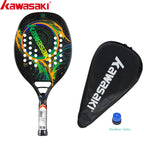 Kawasaki Beach-Tennisschläger aus Carbonfaser mit weicher Schlagfläche und schützender Schlägerhülle