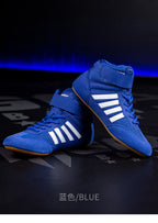 Professionelle Männer Frauen Wrestling-Stiefel 5 Farben Boxschuhe Paare rutschfeste Sneakers Herren atmungsaktive Wrestling-Stiefel